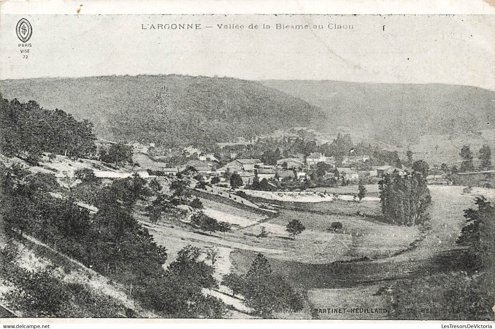 FRANCE - L'Argonne - Vue Générale Sur La Vallée De La Biesme Au Claon - Carte Postale Ancienne - Centre-Val De Loire