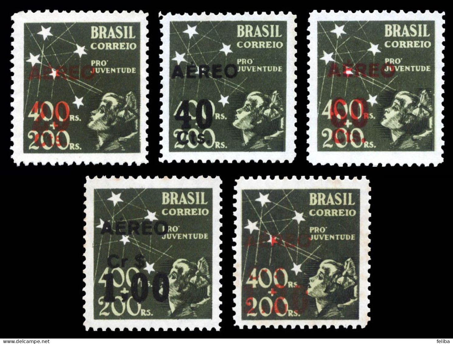 Brazil 1944 Airmail Unused - Poste Aérienne