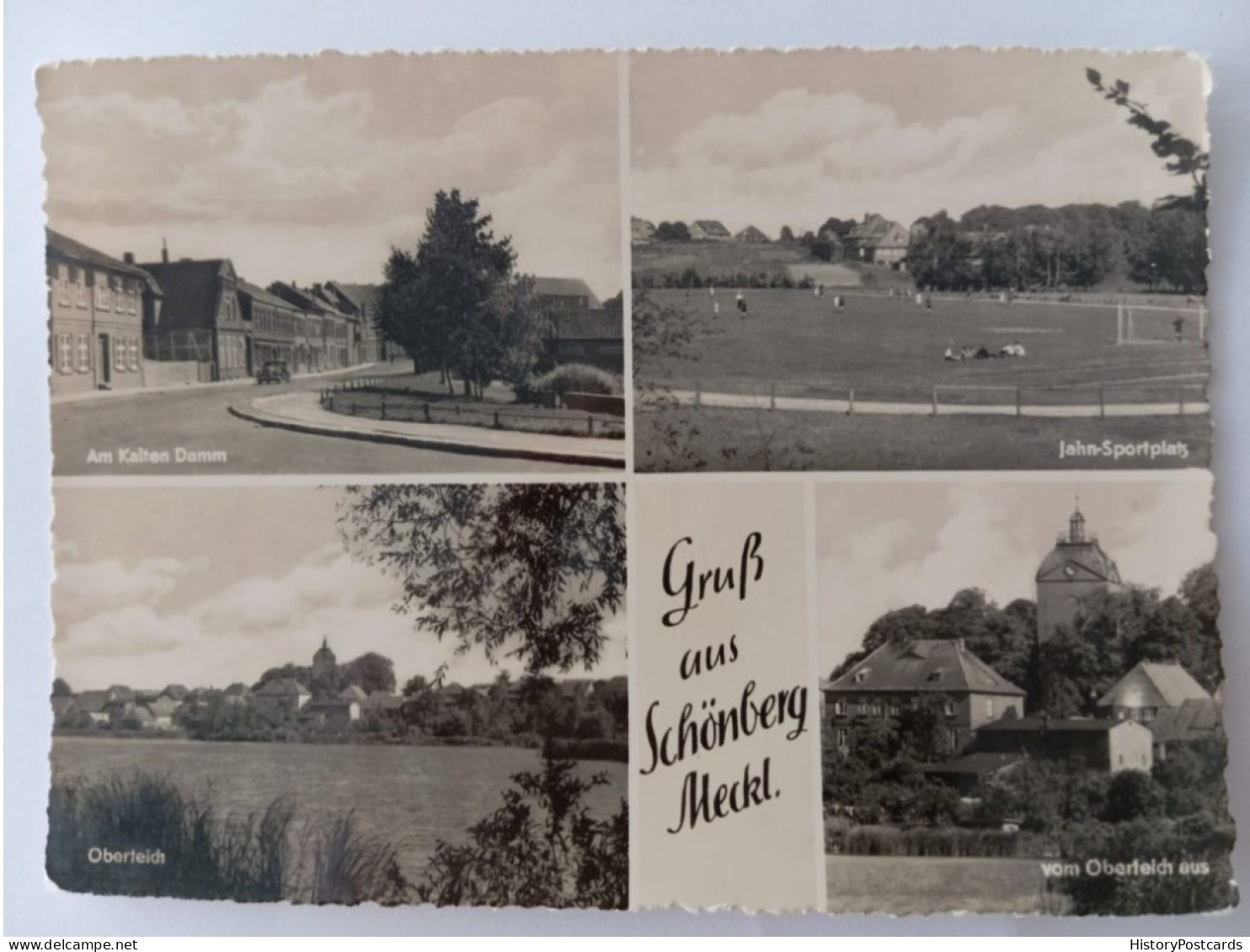 Schönberg In Mecklenburg, Am Kalten Damm, Jahn-Sportplatz, Oberteich, 1965 - Neubrandenburg