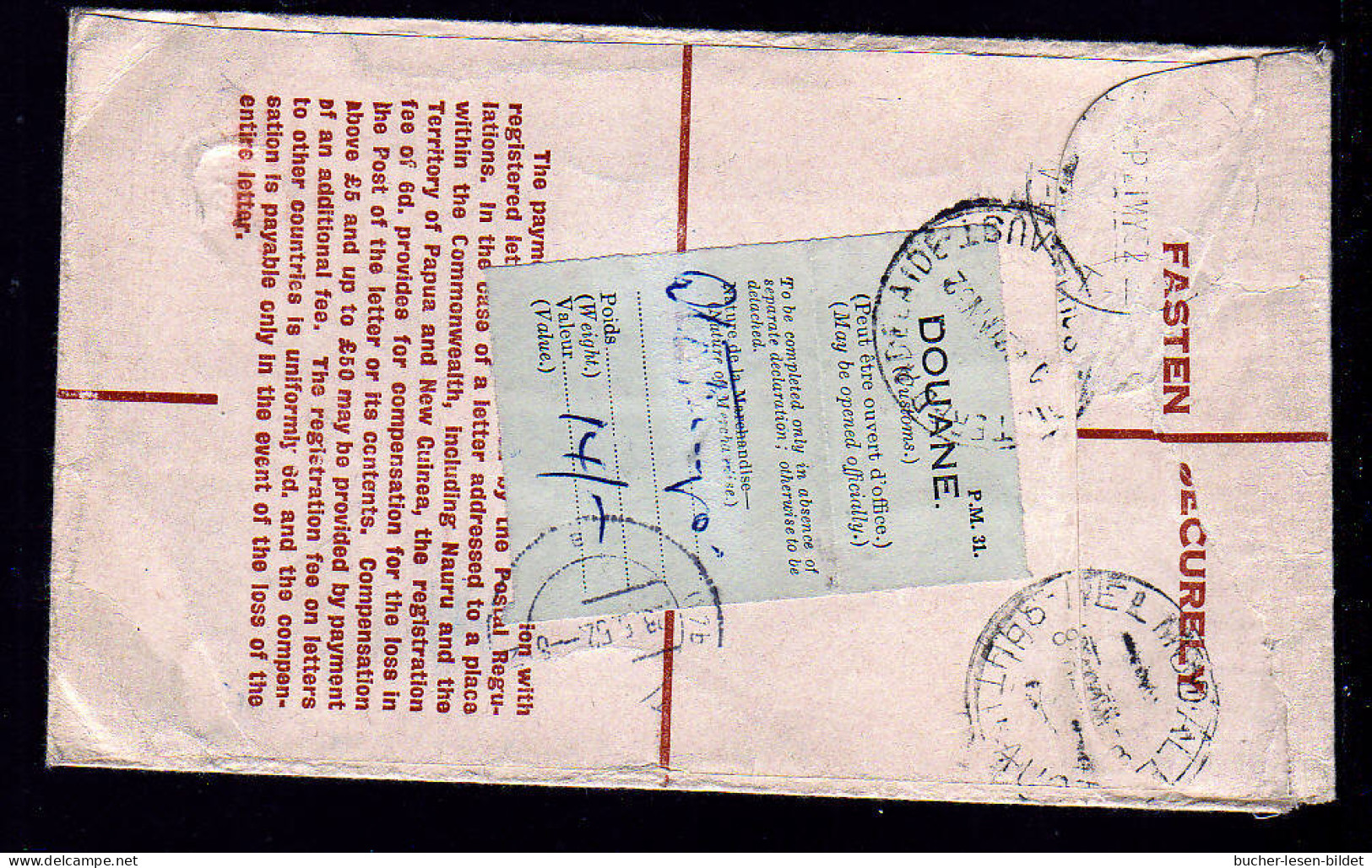 1952 - 8 1/2 P. Einschreib Ganzsache Ab HELMSDALE Nach Deutschland - Covers & Documents