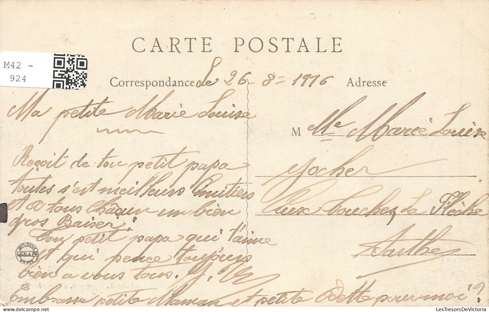 FRANCE - Le Quesnel (Somme) - Vue Générale - Vue De Face - Le Château (Côté Nord) - Carte Postale Ancienne - Montdidier
