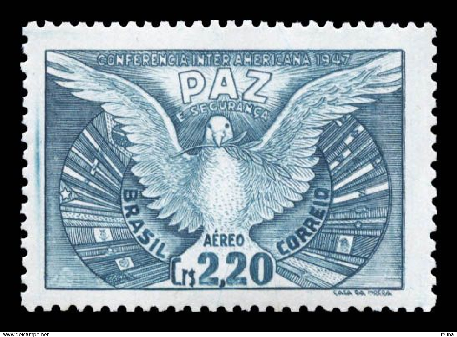 Brazil 1947 Airmail Unused - Posta Aerea