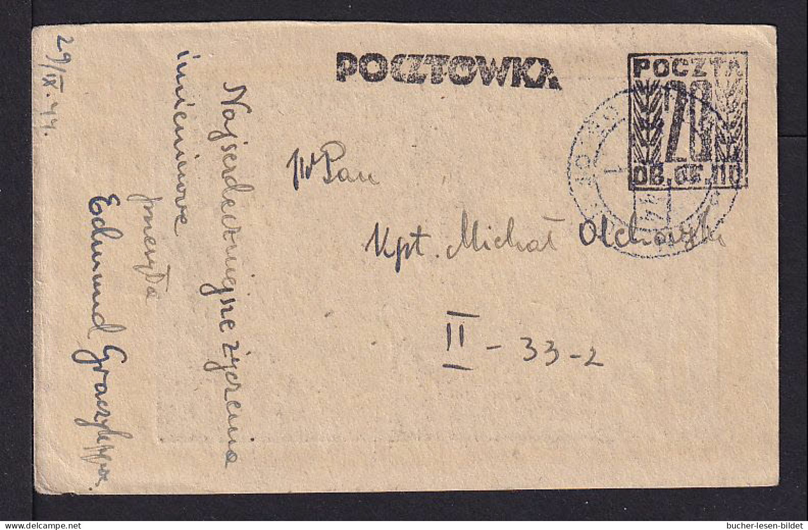 Gross-Born - 1944 - 10 Pf. Ganzsache Mit Bild "Kopernikus" - Gebraucht - Lettres & Documents
