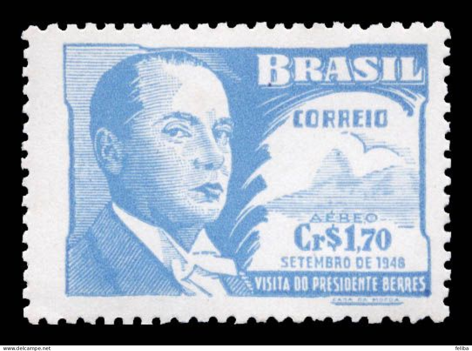 Brazil 1948 Airmail Unused - Aéreo