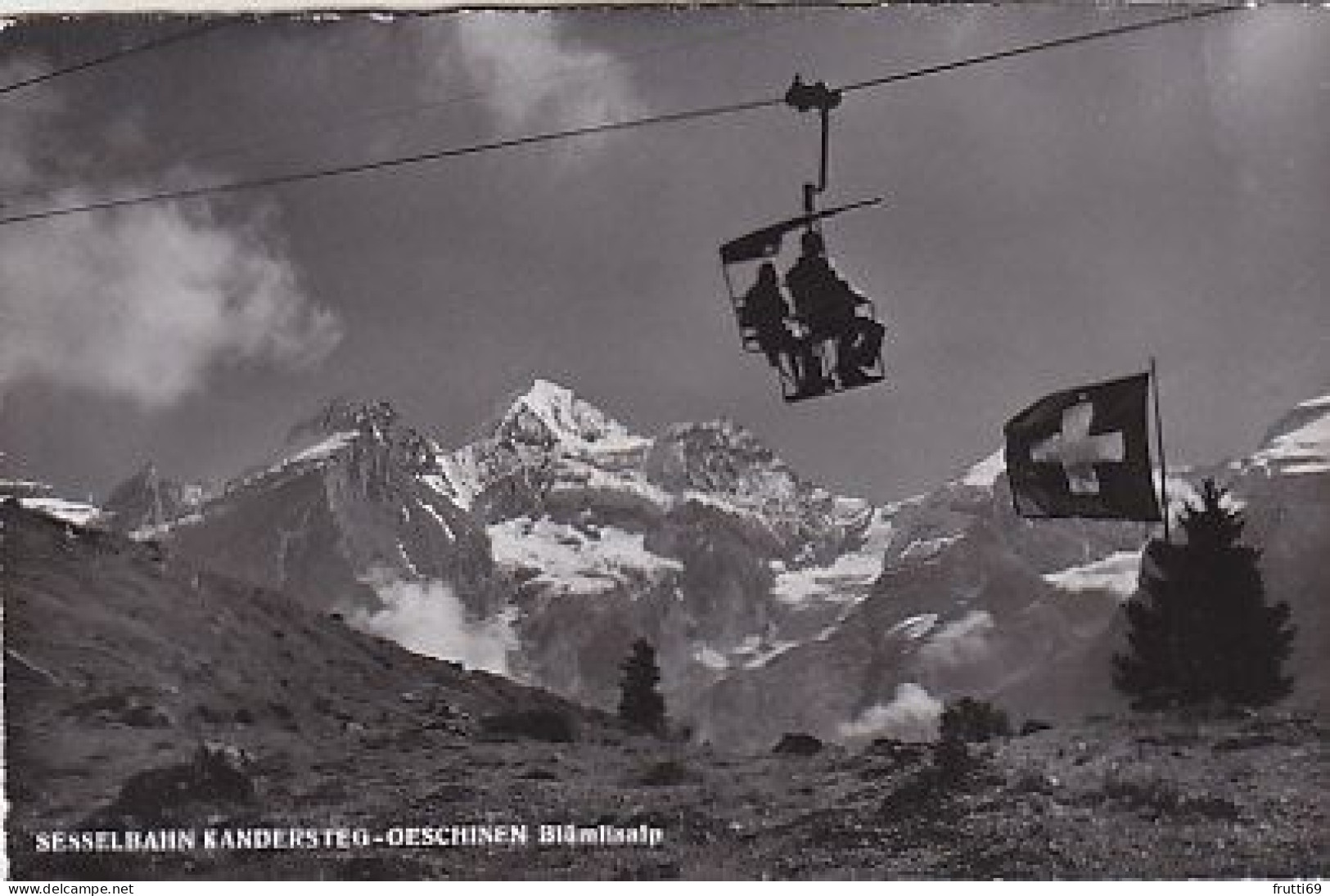 AK 204099 SWITZERLAND - Sesselbahn Kandersteg-Oeschinen - Blümlisalp - Kandersteg