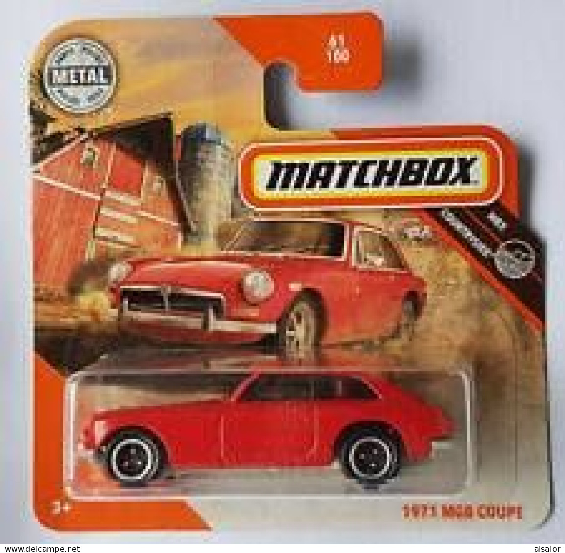 1971 MGB COUPE MATCHBOX - Matchbox (Mattel)