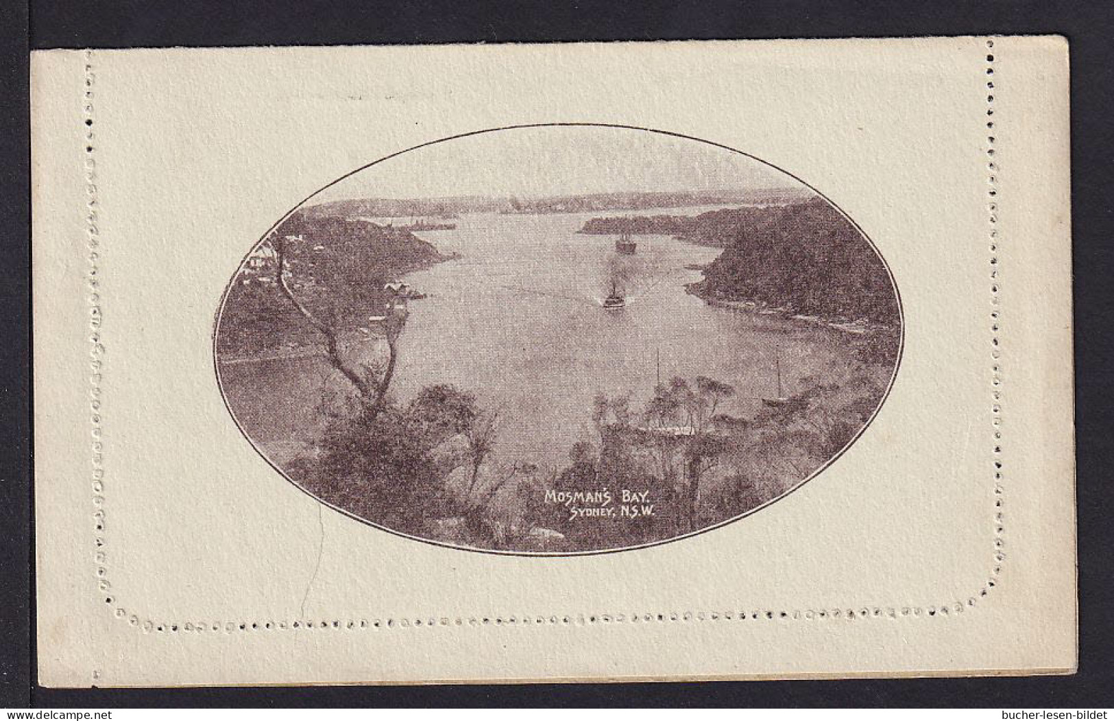 1 P. Bild Ganzsache "Mosman's Bay" -ungebraucht - Lettres & Documents