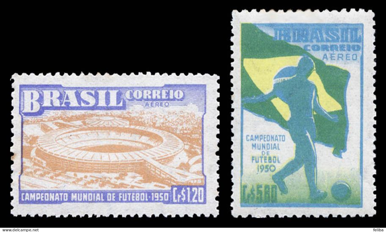 Brazil 1950 Airmail Unused - Luchtpost