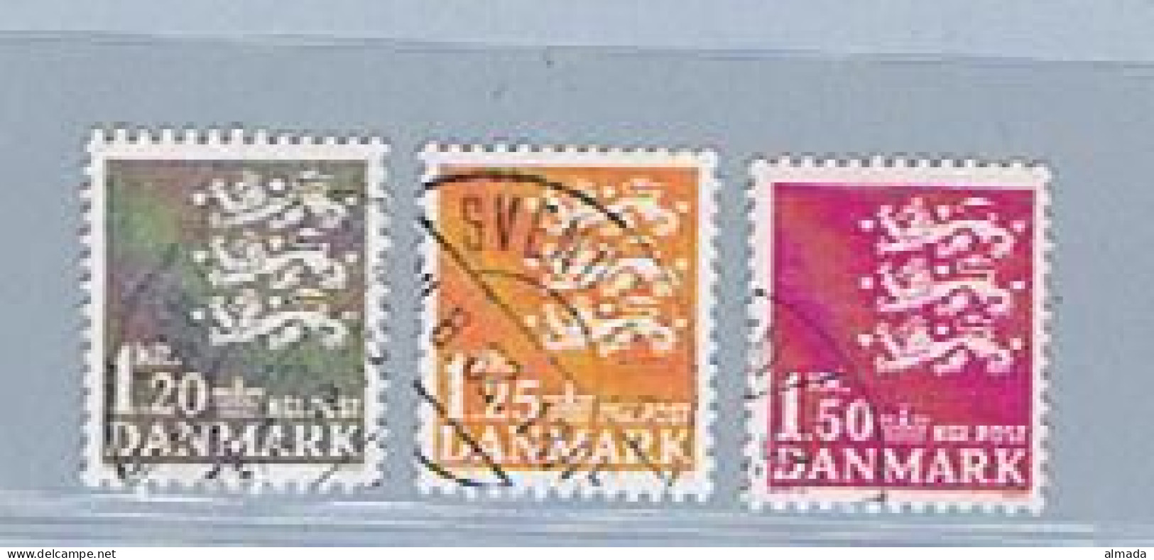 Dänemark, Denmark 1962: Michel 400-402x Norm. Papier Gestempelt, Used - Gebraucht