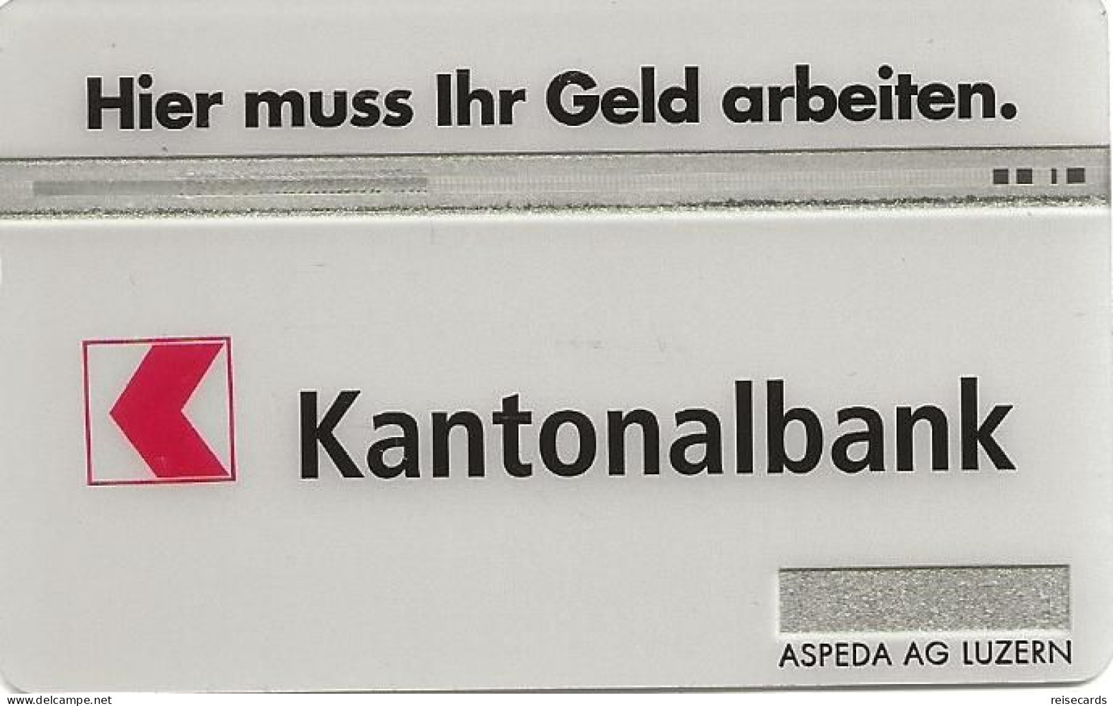 Switzerland: PTT-p KF 2D 502L Kantonalbank - Schweiz