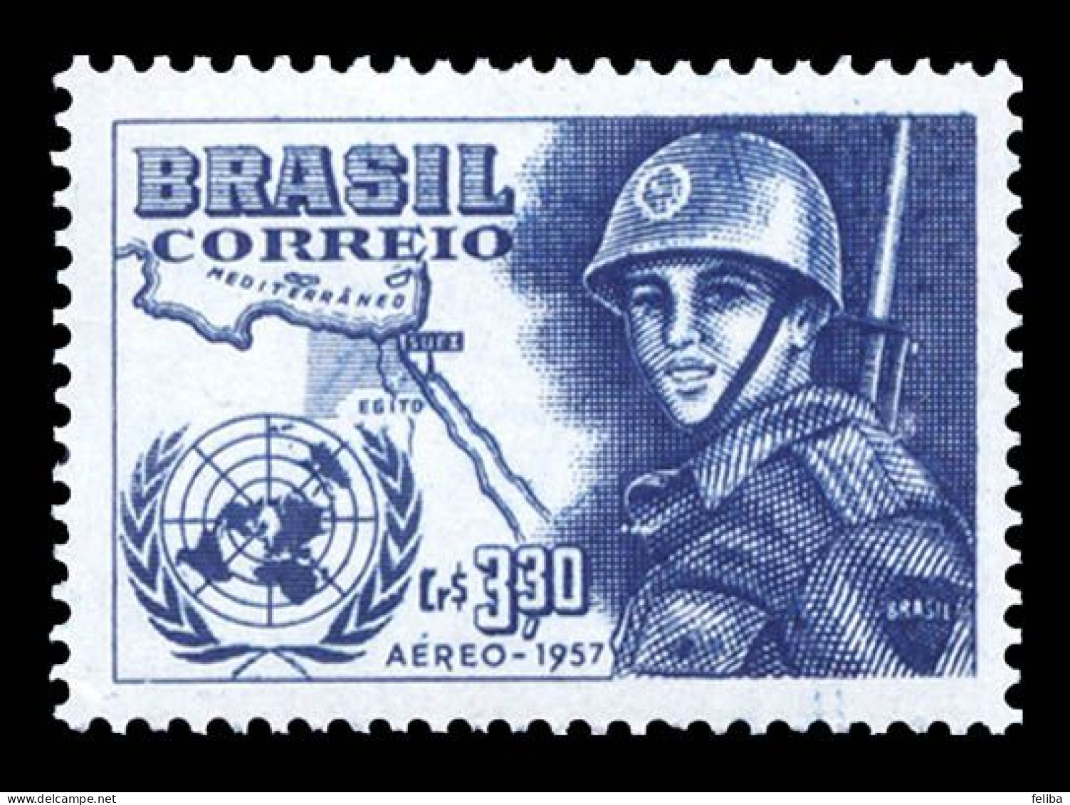 Brazil 1957 Airmail Unused - Luchtpost