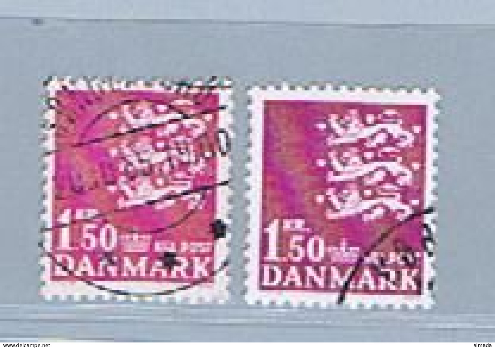 Dänemark, Denmark 1962-1970: Michel 402x+y Norm. + Fluor. Papier Gestempelt, Used - Usati