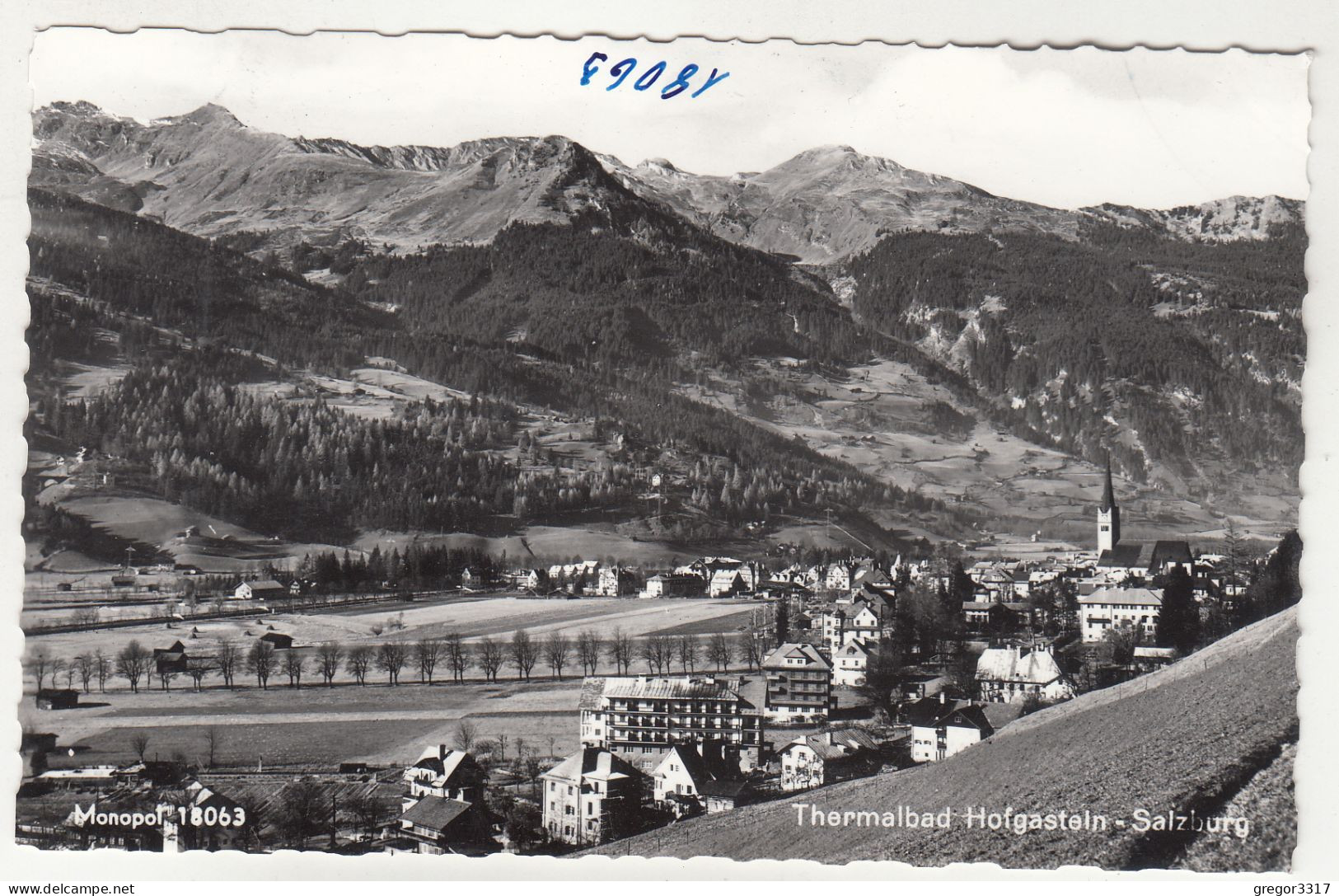 E4725) Thermalbad HOFGASTEIN - Salzburg - Häuser Kirche ALT ! ! - Bad Hofgastein