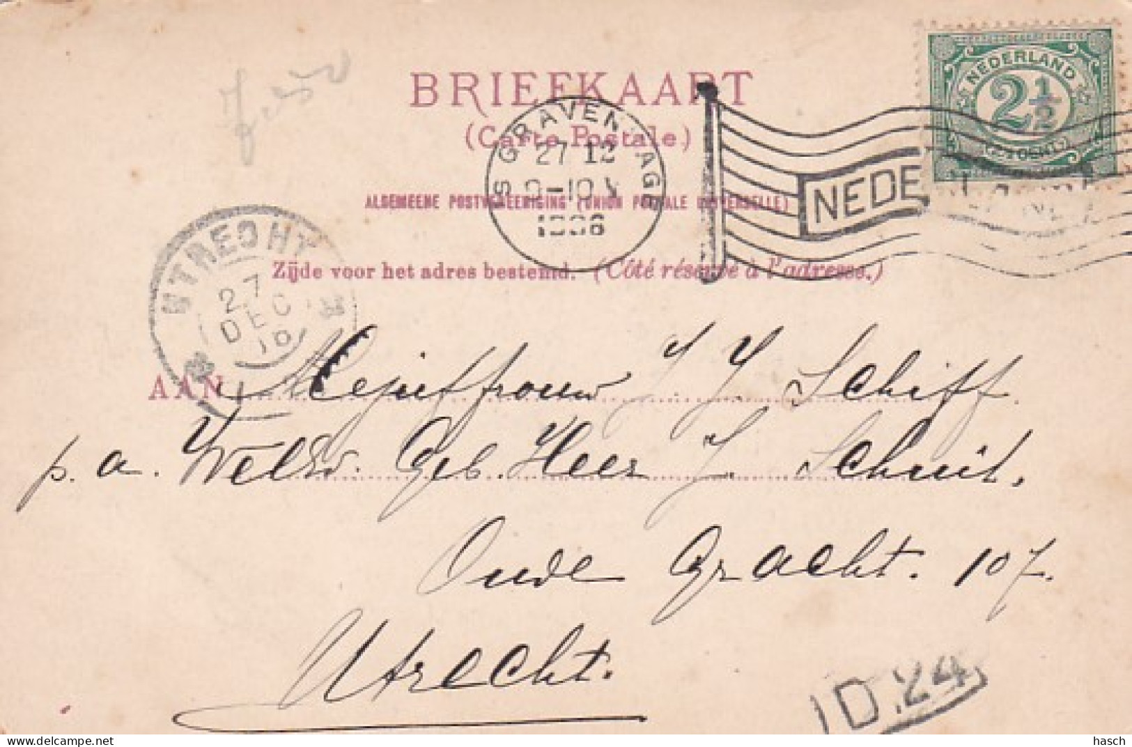 4770 152Amersfoortsche Straatweg Bij Apeldoorn (stempel Vlag 1906) - Apeldoorn