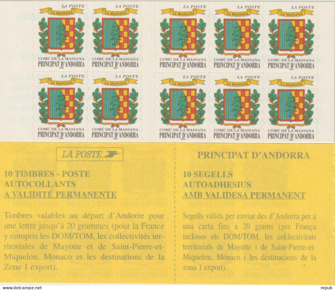 Andorre Français 1999 Carnet Blason 9 ** MNH - Postzegelboekjes
