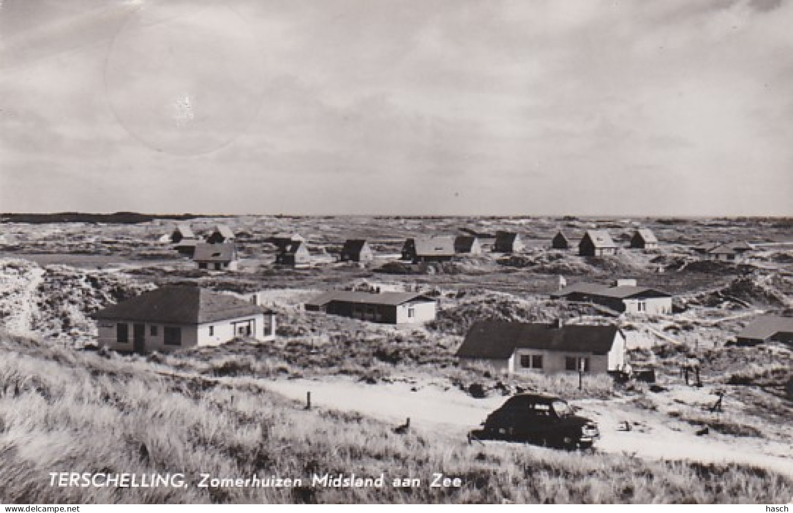 477050Terschelling, Zomerhuizen Midsland Aan Zee. – 1959.(linksboven Een Vouw)(FOTO KAART) - Terschelling