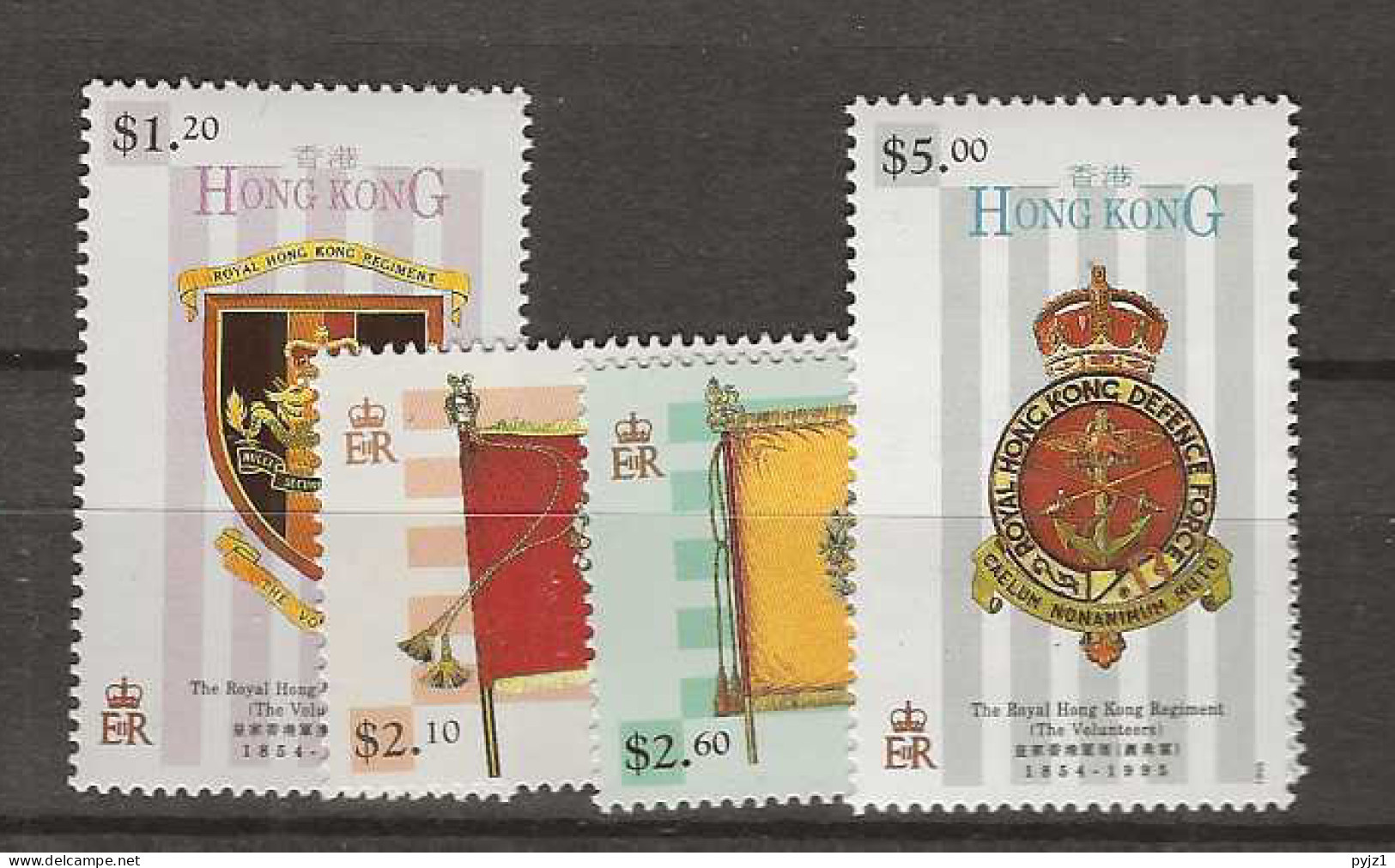 1995 MNH Hong Kong, Mi 748-51 Postfris** - Neufs