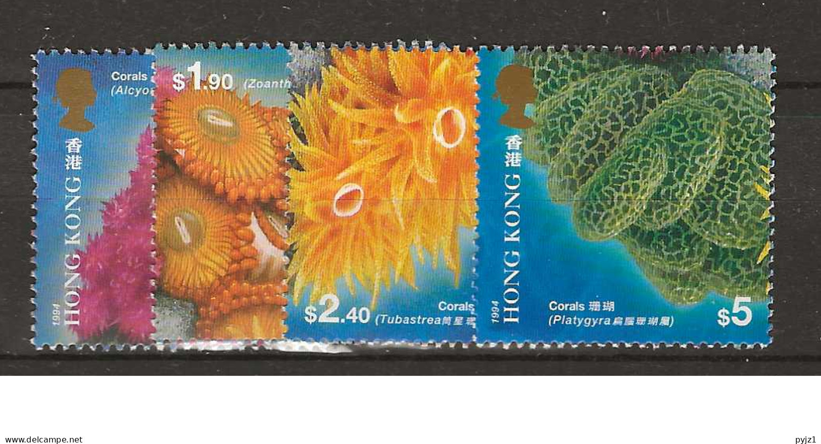 1994 MNH Hongkong Mi 728-31 Postfris** - Nuevos