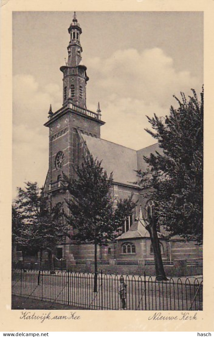 4770131Katwijk Aan Zee, Nieuwe Kerk. – 1937. (kleine Vouwen In De Hoeken) - Katwijk (aan Zee)