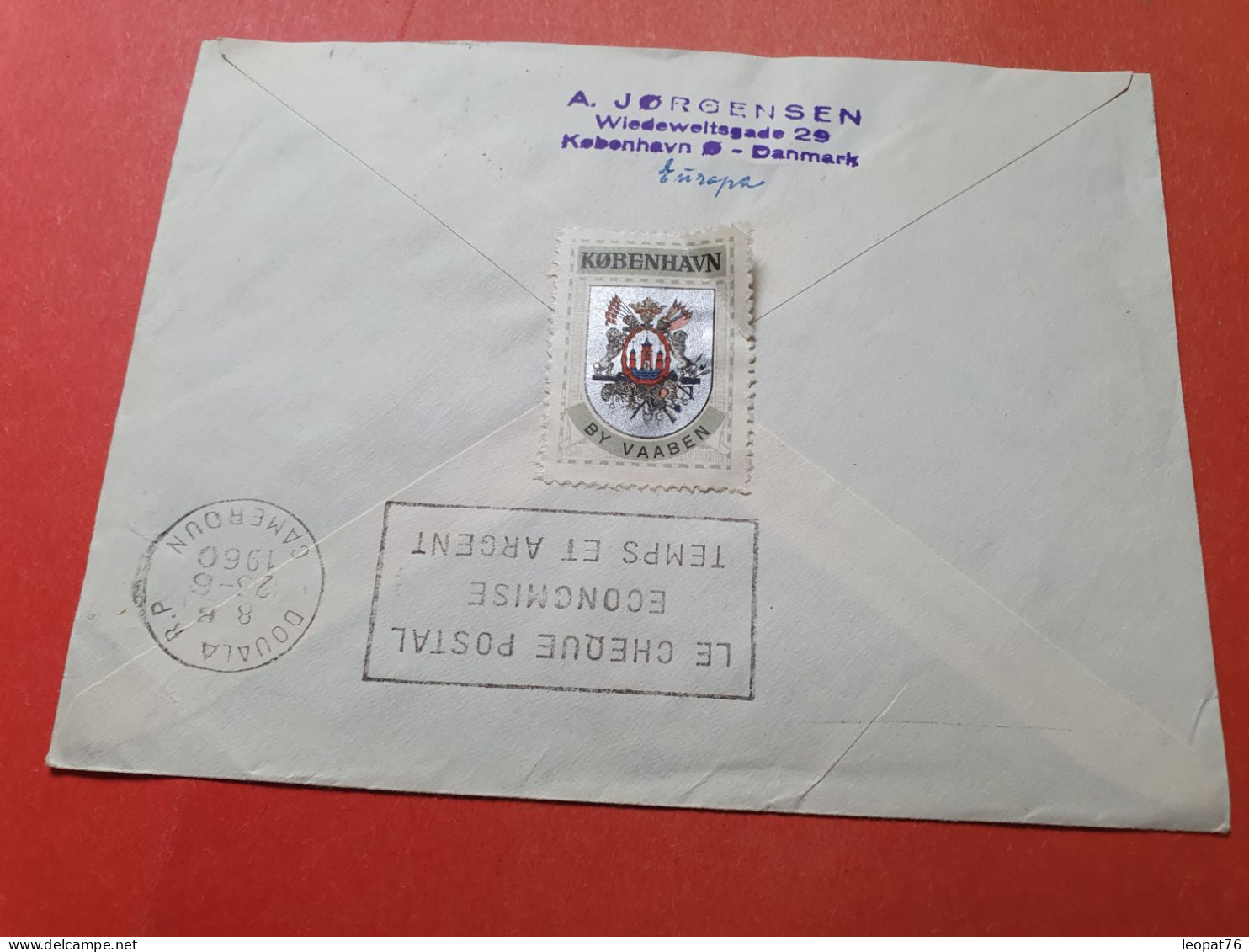 Danemark - Enveloppe De Copenhague Pour Le Cameroun En 1960 - Réf 3339 - Brieven En Documenten