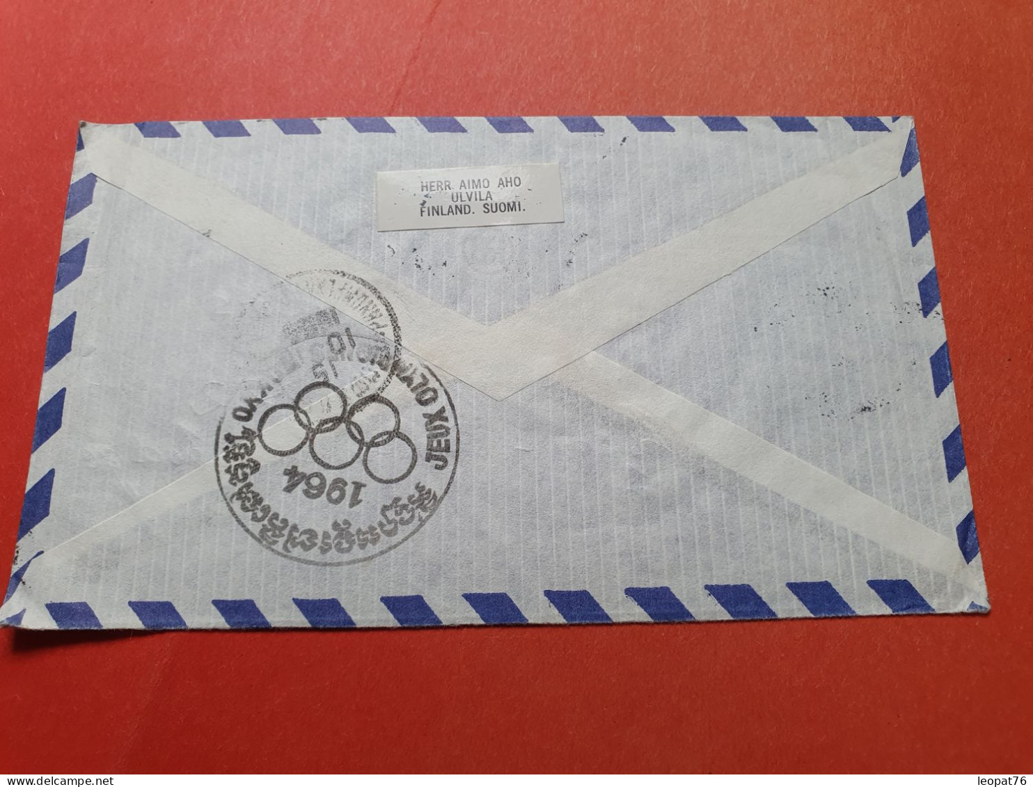 Finlande - Enveloppe De Kaleva Pour Le Cambodge En 1954 - Réf 3340 - Lettres & Documents