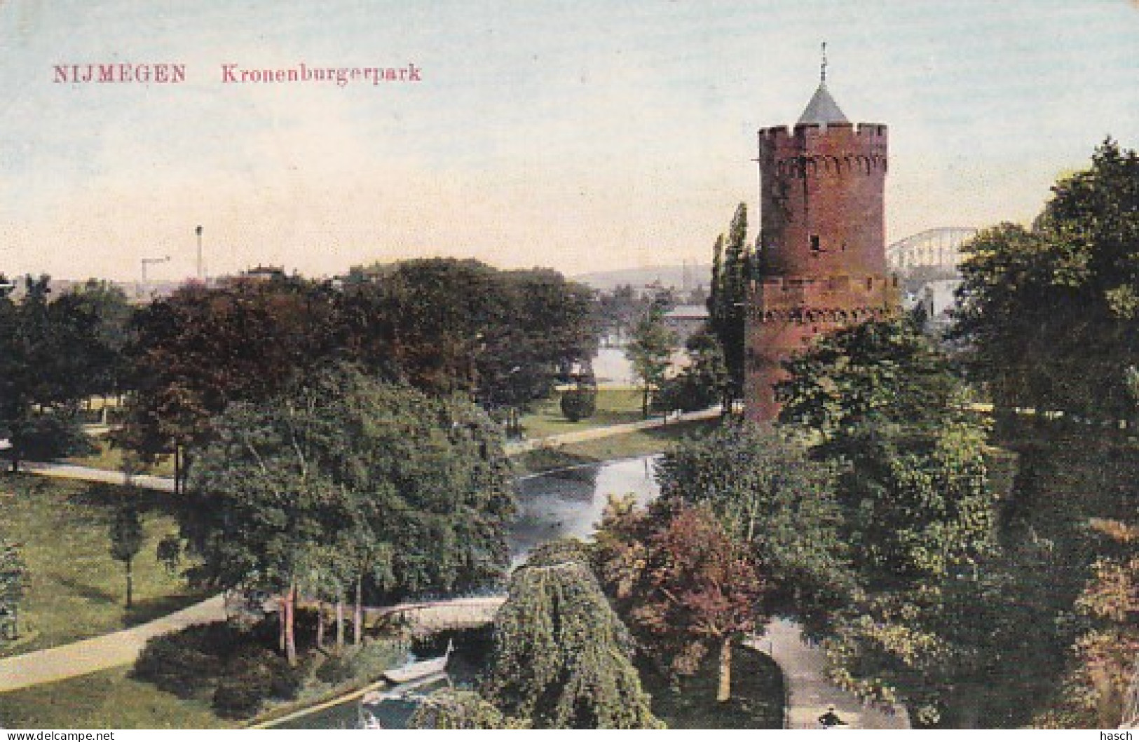 4770218Nijmegen, Kronenburgerpark. (zie Hoeken) – 1918. - Nijmegen