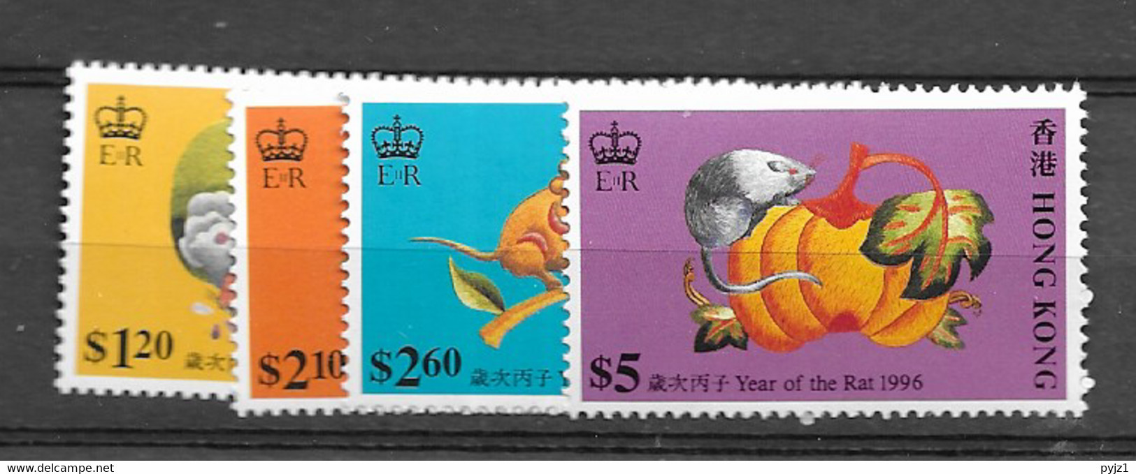 1996 MNH Hong Kong, Mi 757-60 Postfris - Nuevos