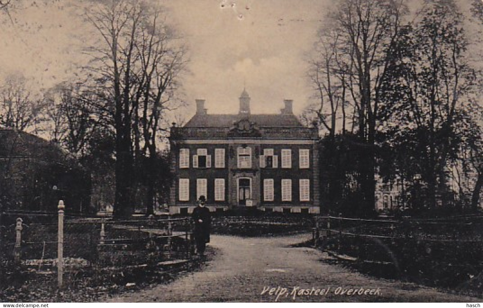 4770a75Velp, Kasteel Overbeek. (punaisegaatjes)   - Velp / Rozendaal