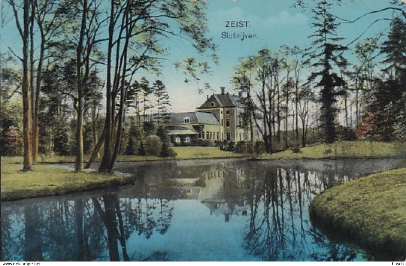 4770a94Zeist, Slotvijver. (vouw Zie Achterkant)  - Zeist