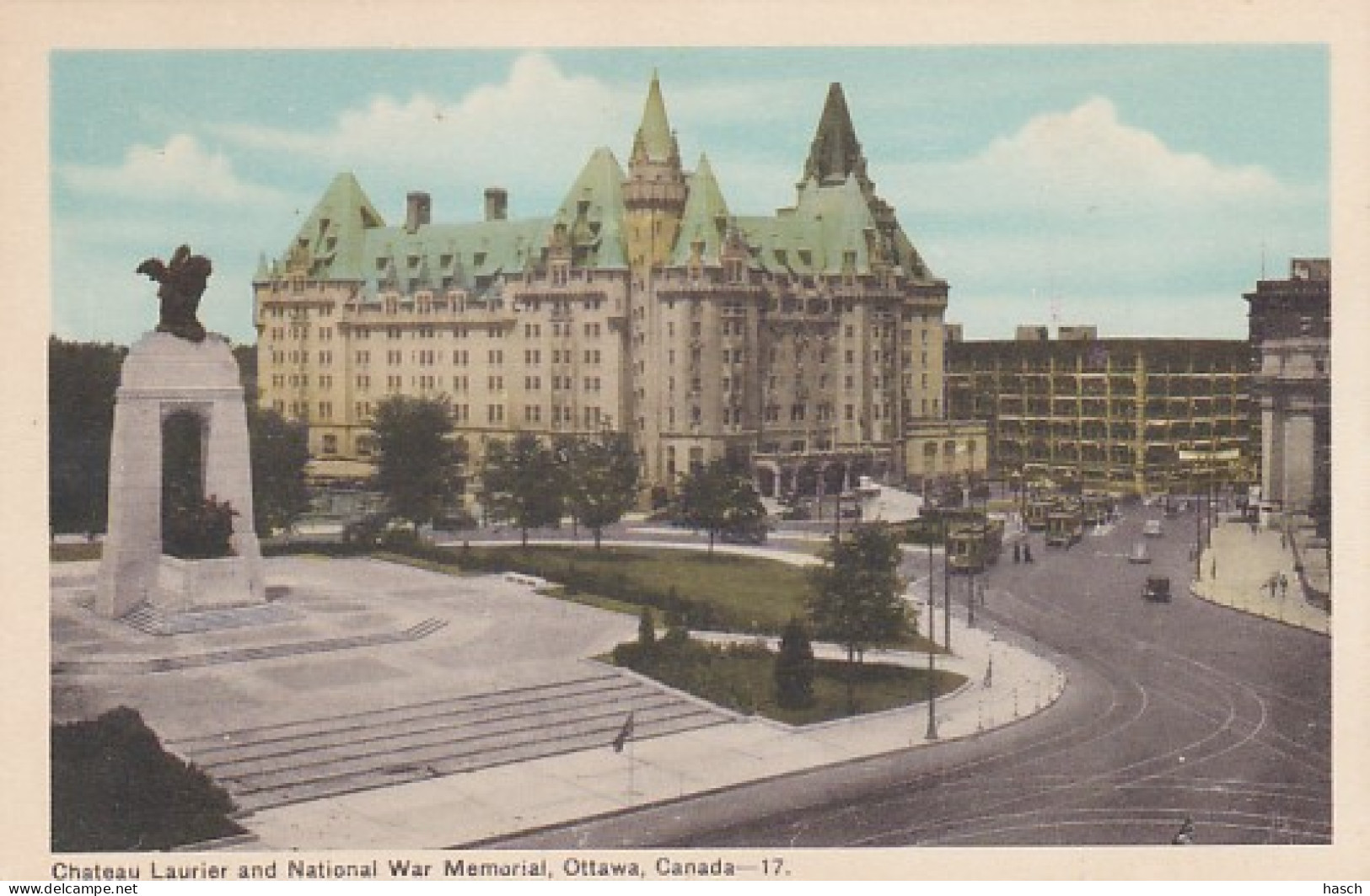 4876101Chateau Laurier And National War Memorial. - Ottawa