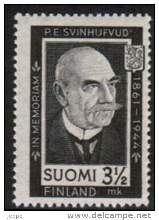 1944 Finland, President Svinhufvud **. - Neufs