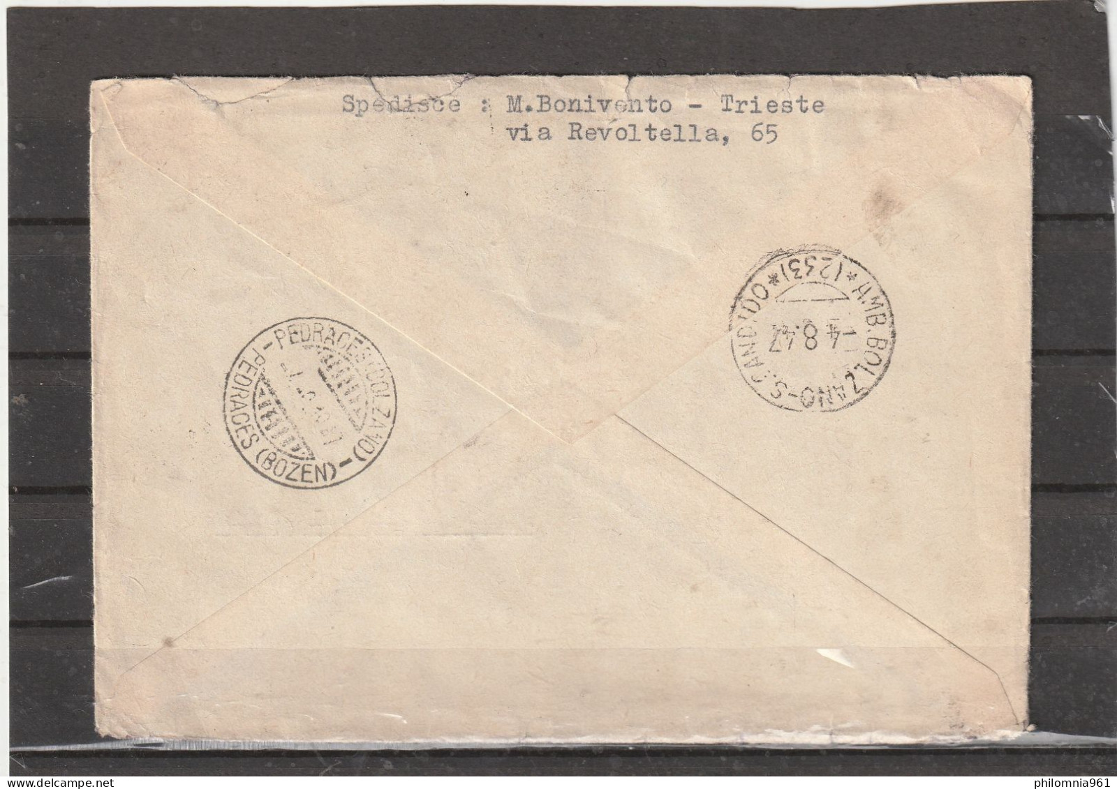 Italy AMG-VG EXPRESS COVER 1947 - Poststempel
