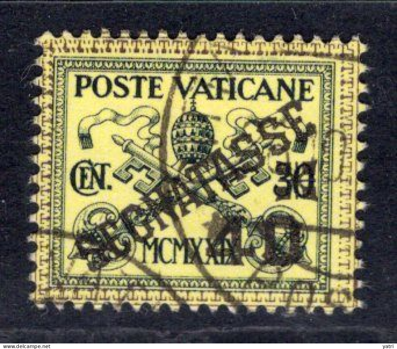 Vaticano (1931) - Segnatasse 40 Centesimi Ø - Strafport