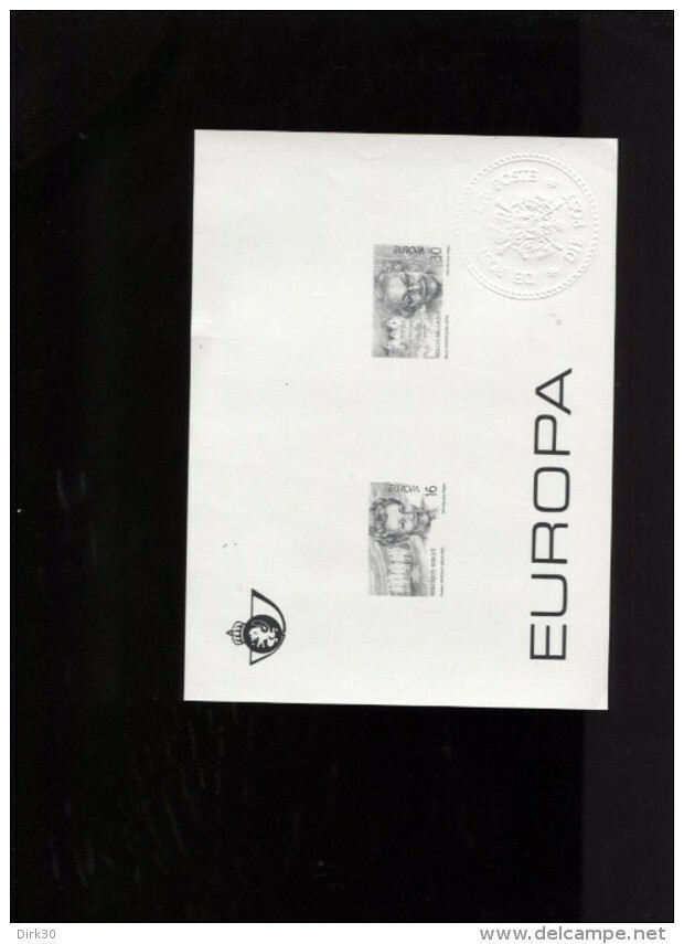 Belgie 1996 Europa CEPT 2636/37 Nevejean Gevers Zwart-wit Velletje OCB17.50€ - Schwarz-weiß Kleinbögen [ZN & GC]