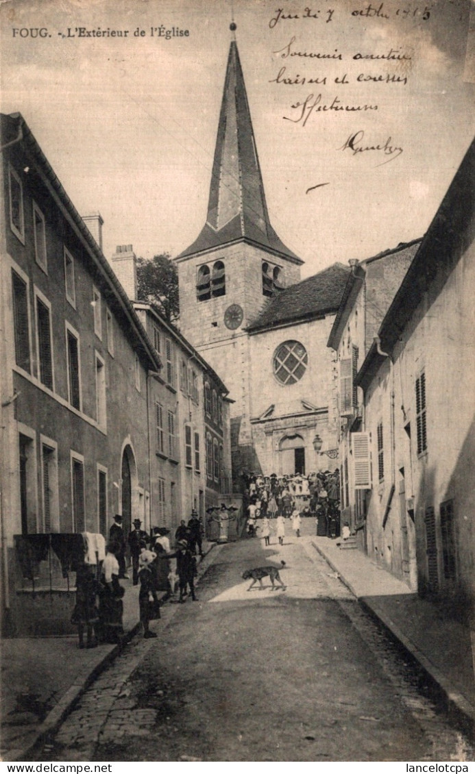 54 - FOUG / L'EXTERIEUR DE L'EGLISE - Foug