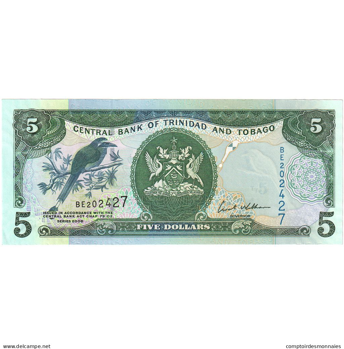 Trinité-et-Tobago, 5 Dollars, 2006, KM:47, NEUF - Trinidad Y Tobago