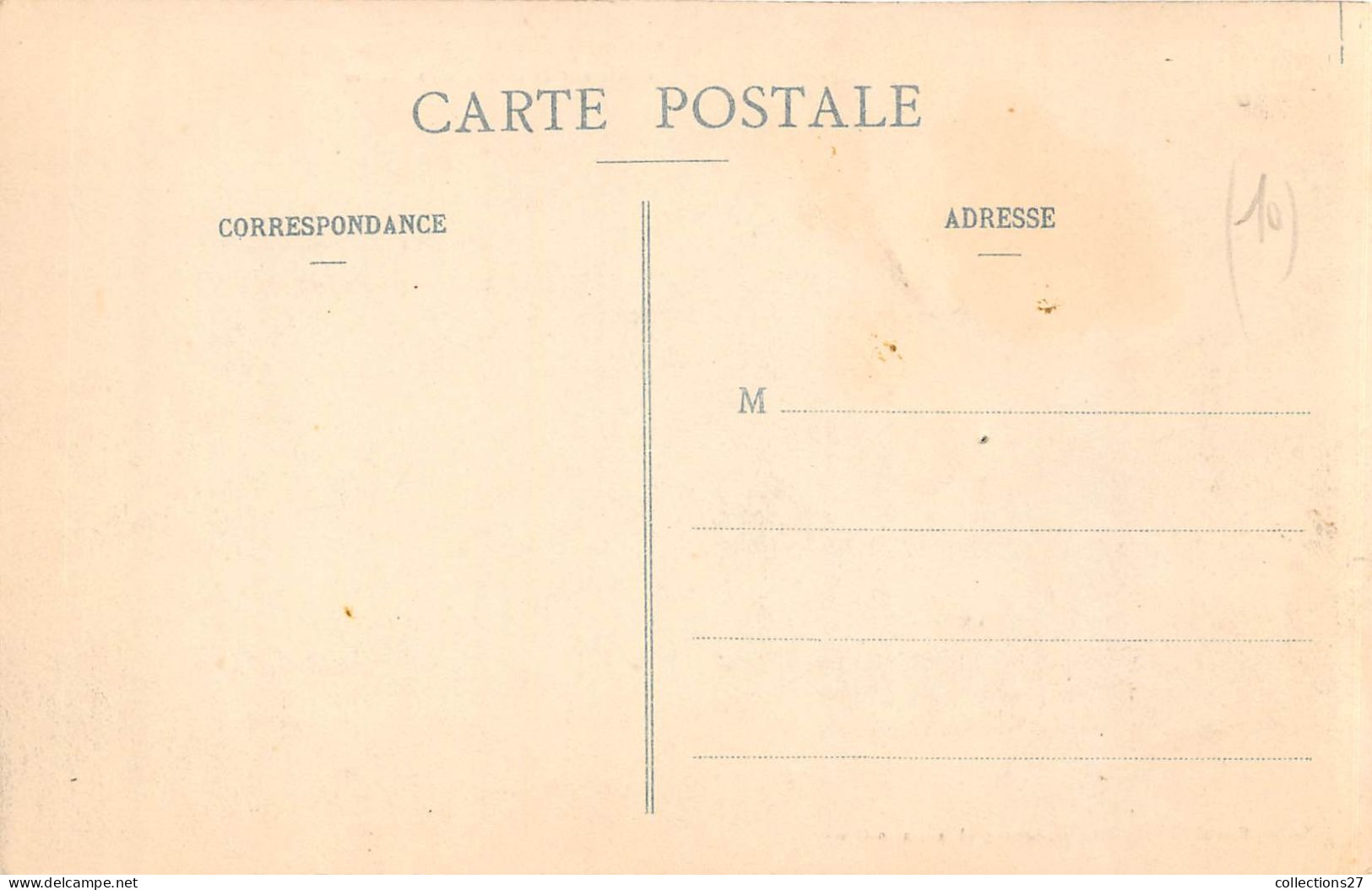 10-AUXON- CAVALCADE 27 FEVRIER 1910 LE DEFILE SUR LA PLACE DE LA MAIRIE - Sonstige & Ohne Zuordnung