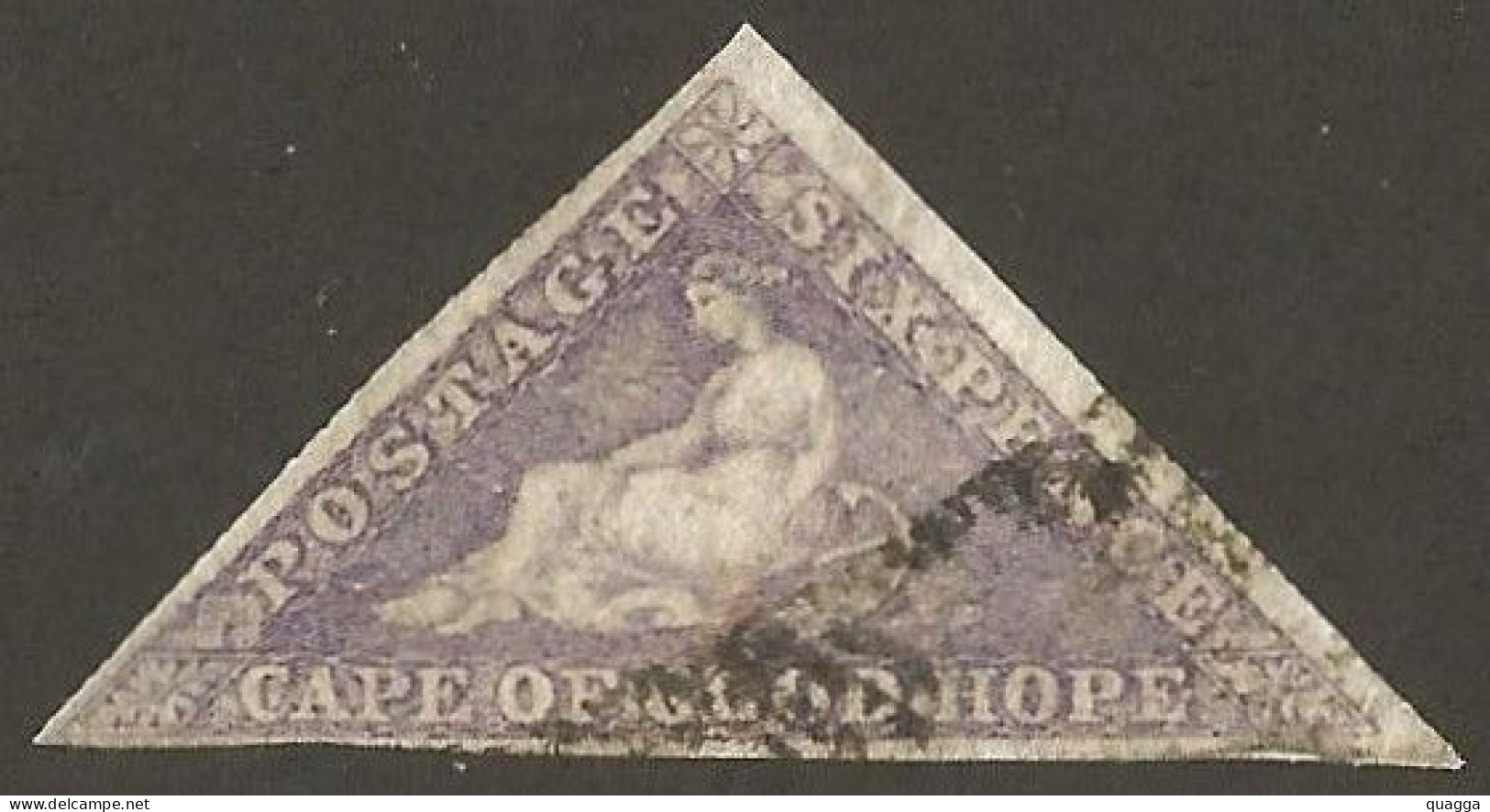 Cape Of Good Hope 1855. 6d Deep Rose-lilac, SG 7b, SACC 7b, - Cape Of Good Hope (1853-1904)