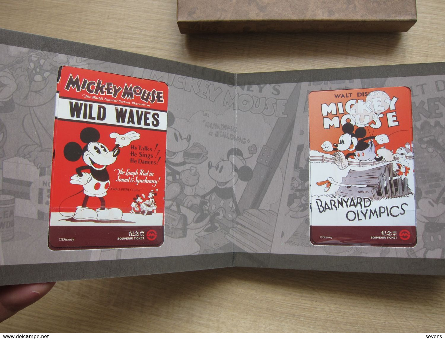 Shanghai Metro Souvenir Ticket Set, Disney Mickey Mouse Memories, Set Of 10, Mint In Folder,see Description - Ohne Zuordnung