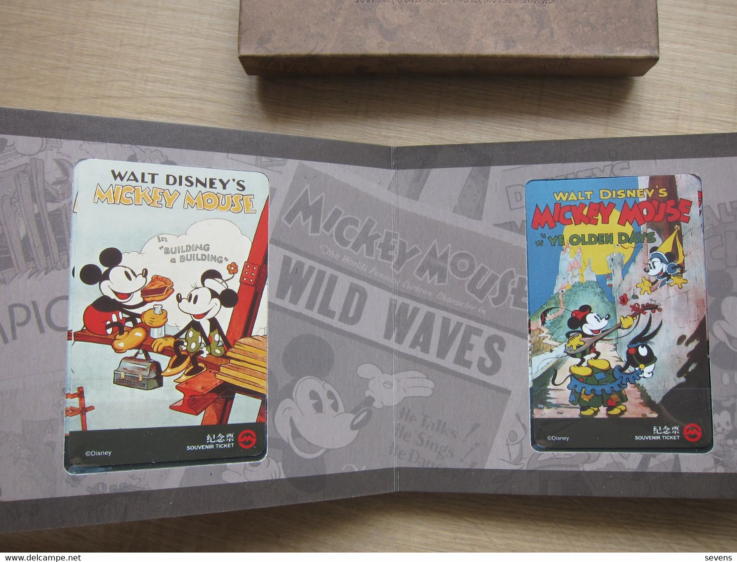 Shanghai Metro Souvenir Ticket Set, Disney Mickey Mouse Memories, Set Of 10, Mint In Folder,see Description - Ohne Zuordnung