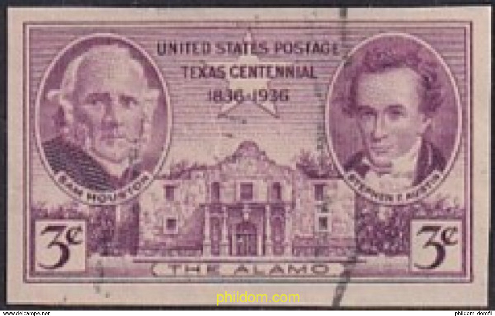 724130 USED ESTADOS UNIDOS 1936 CENTENARIO DE LA INDEPENDENCIA DE TEXAS - Nuevos