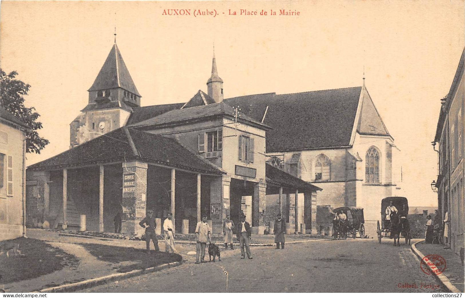 10-AUXON- LA PLACE DE LA MAIRIE - Sonstige & Ohne Zuordnung