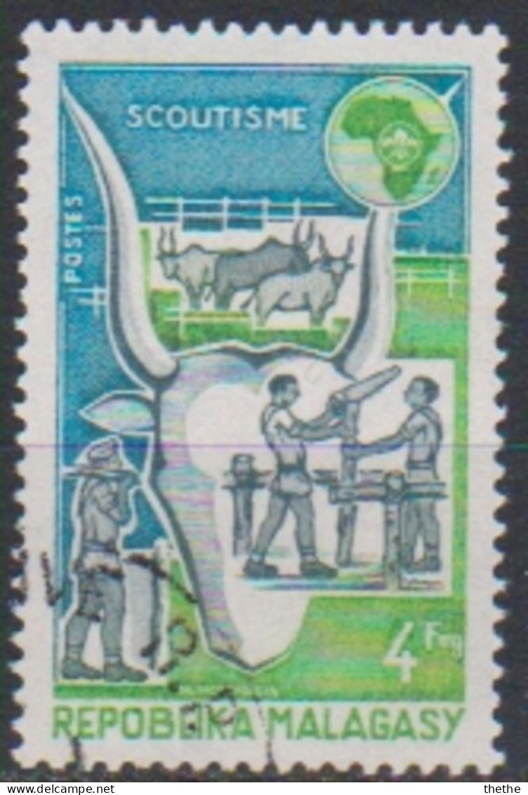MADAGASCAR - Scoutisme - Formation Agricole - Used Stamps