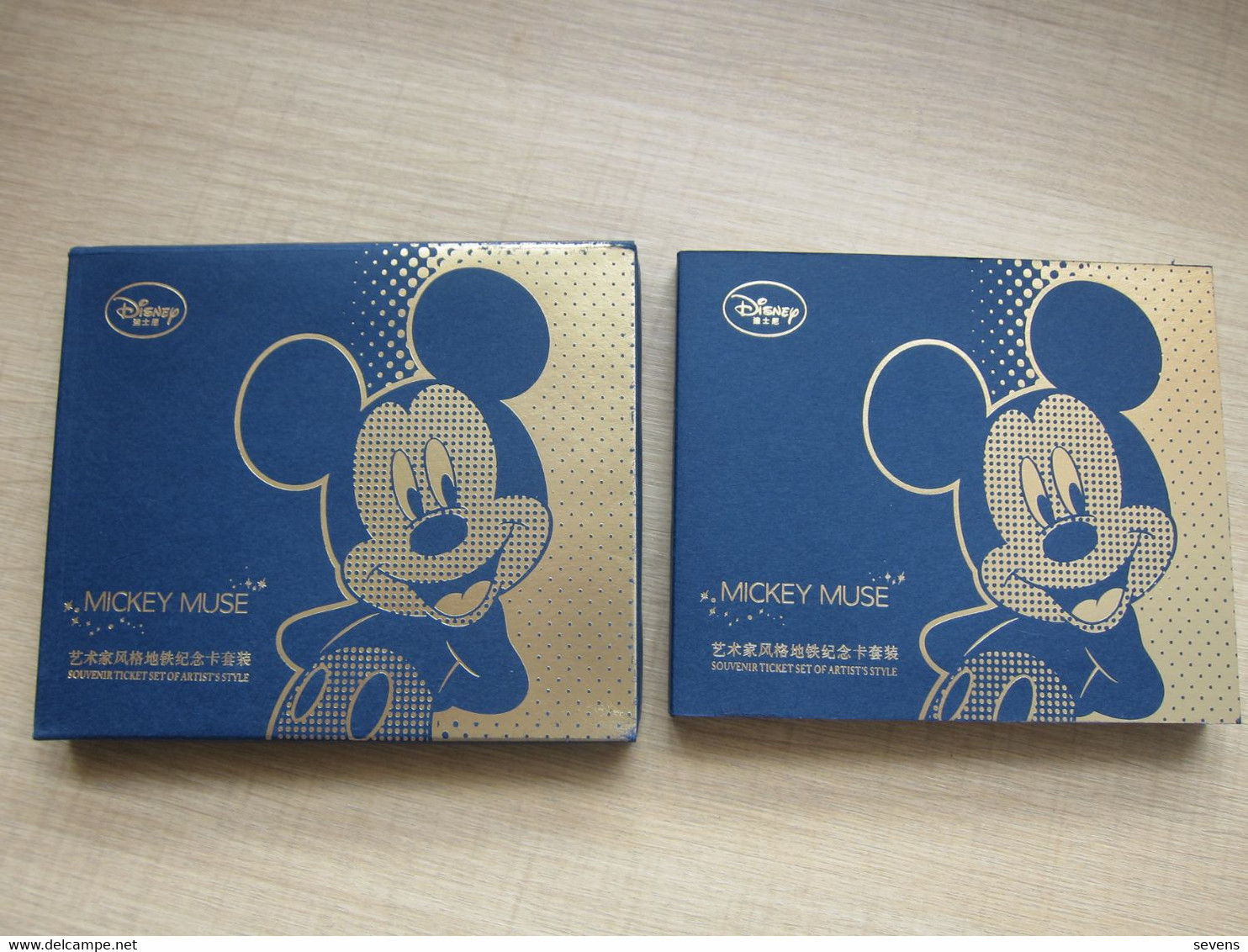 Shanghai Metro Souvenir Ticket Set, Disney Mickey Muse Artist's Sty;e, Set Of 10, Mint In Folder,see Description - Ohne Zuordnung