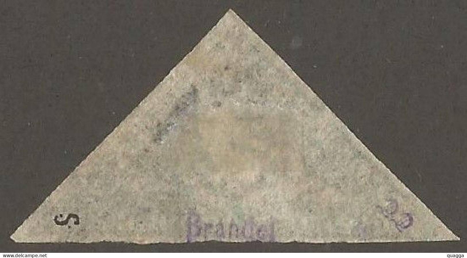 Cape Of Good Hope 1855. 6d Slate Purple (blued Paper), SG 7d, SACC 7d, - Cape Of Good Hope (1853-1904)