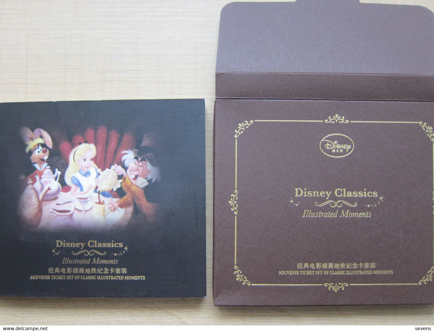 Shanghai Metro Souvenir Ticket Set, Disney Classic Illustrated Moments, Set Of 10, Mint In Folder,see Description - Non Classés