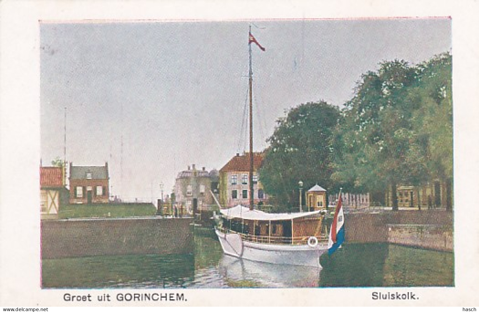 485117Gorinchem, Sluiskolk.  - Gorinchem