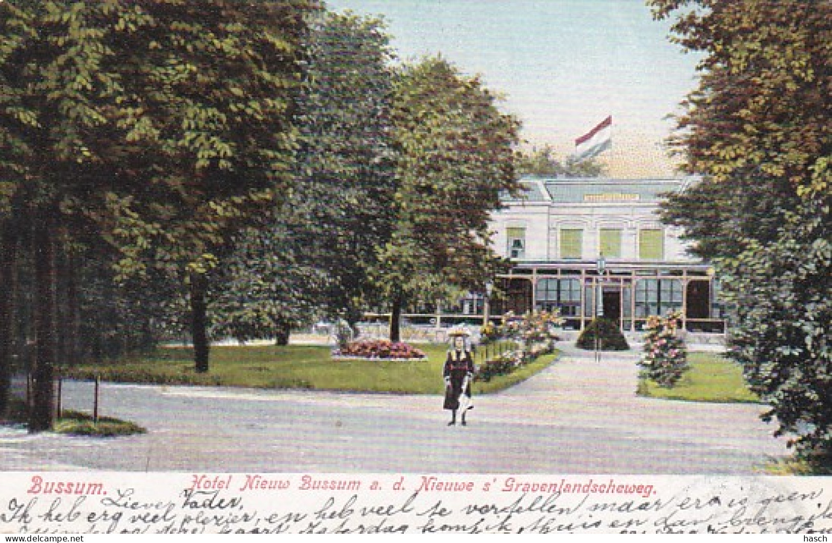 485147Bussum, Nieuw Bussum A D Nieuwe S' Gravenlandscheweg. (1905) - Bussum