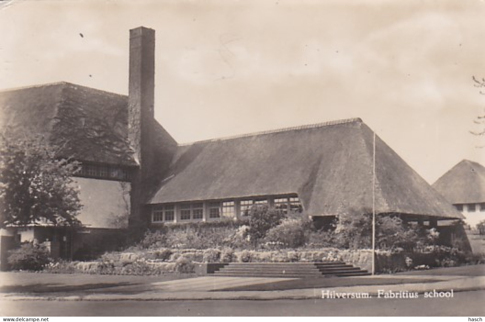 485151Hilversum, Fabritius School. (diverse Vouwen, Zie Achterkant) - Hilversum