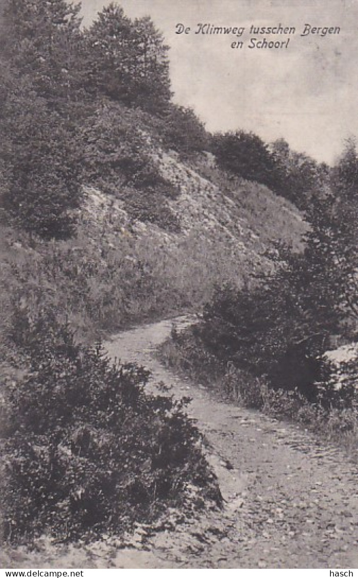 485183De Klimweg Tusschen Bergen En Schoorl. 1921. - Schoorl